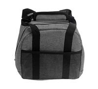 Sonew Sac de Bowling Simple avec Support rembourré en Mousse - Sac de Bowling Compact à Bandoulière pour Un Transport sécurisé - Oxford 900D - Design avec Poche pour Accessoires (Gray)