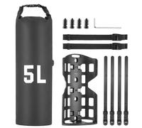 Sonew Sac de Fourche de Vélo Imperméable 5L pour Vélos de Montagne, de Gravier et de Route - Installation Facile pour Le Stockage (Givré 5L)