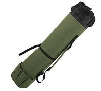 Sonew Sac de Rangement pour Canne à Pêche, Sac de Rangement pour Matériel de Pêche, avec Sangle et Poignée (Vert OD)