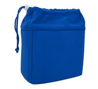Sonew Sac d'insertion d'objectif 'Appareil Photo Résistant aux Chocs avec Cordon de Serrage - Étui rembourré en Bleu foncé (Blue #04)
