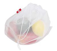 Sonew Sacs de Produits Réutilisables avec Cordons à Cordon - Sac en Mailles Lavables de 5pcs pour Le Stockage du Jardin - Solution Idéale de Commerce et de Stockage de Fruits et de Légumes