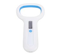 Sonew Scanner de Puces pour Animaux de Compagnie, Lecteur d'étiquettes d'animaux pour Chiens, Chats et Animaux de Ferme, Prend en Charge 134,2 KHz/125 KHz FDX-B HDX, Rechargeable, Scanner (White)