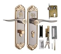 Sonew Serrure de poignée Cylindre intérieur durable européen de serrure de porte de poignée avec des clés