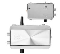 Sonew Serrure de porte de sécurité intelligente, serrure de porte de sécurité à domicile, serrure mécanique, loquet en acier inoxydable avec 4 télécommandes