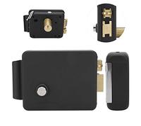 Sonew Serrure de Porte électrique DC12V, Système de Contrôle D'accès à Ouverture Droite, Serrure de Commande électrique Antivol de Haute sécurité pour Bâtiments Commerciaux