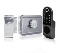 Sonew Serrure de Porte électronique Intelligente, Prend en Charge Les méthodes de déverrouillage des Empreintes digitales/Carte d'identité/Mot de Passe/clé/télécommande et commutateur Intelligent