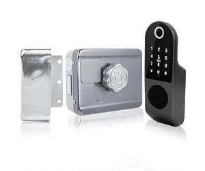 Sonew Serrure de Porte électronique Intelligente, Prend en Charge Les méthodes de déverrouillage des Empreintes digitales/Carte d'identité/Mot de Passe/clé/télécommande et commutateur Intelligent