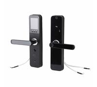 Sonew Serrure de Porte Intelligente, Télécommande Wifi, Reconnaissance Faciale, écran Tactile, Mot de Passe D'empreinte Digitale, Vidéo de sécurité, Pêne Dormant Intelligent pour Porte