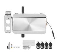 Sonew Serrure de porte intelligente, trou de serrure Verrouillage électronique intelligent APP Anti-vol Contrôle de déverrouillage à distance avec 4 télécommandes pour la sécurité à domicile