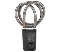 Sonew Serrure de vélo intelligente, compatible avec la serrure de mot de passe étanche avec alarme 110db alarme de contrôle sans fil haute sécurité serrures intelligentes anti-vol