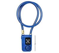 Sonew Serrure intelligente de vélo d'alarme de Keyless avec l'alarme 110db d'alarme IP44 imperméabilisent la serrure à chaînes anti-vol pour la moto/porte/portes/bicyclettes