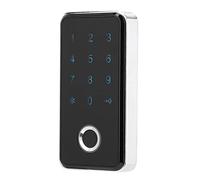 Sonew Serrure intelligente sans clé, serrure numérique avec mot de passe à empreinte digitale, invite sonore, verrou de sécurité électronique pour armoire, classeur(argent)