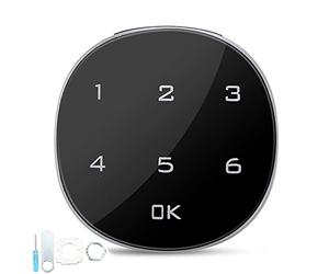 Sonew Serrure intelligente, verrouillage de mot de passe avec écran tactile clavier électronique sans clé pour boîtes à bijoux, boîtes aux lettres, casiers scolaires, armoires de médecine