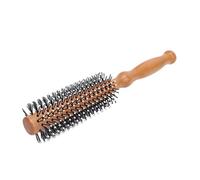 Sonew Sonew Brosse de Coiffage Ronde, Poignée Antistatique, Brosse à Cheveux à Rouleau en Bois, Réduit les Frisottis, Prévient les Dommages avec une Répartition Uniforme de L'huile (S) (S) (M)