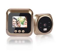 Sonew Sonnette De Porte Intelligente, Sonnette Visuelle De 2.4 Pouces HD LED De Maison Futée avec Visionneuse De Judas avec 135 Degrés De Vision Grand Angle/IR/Nocturne pour La Maison,Etc.