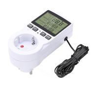 Sonew Sortie de Thermostat de Régulateur de Température Numérique avec écran LCD et Minuterie, Prise de Courant Programmable à Large Tension 100-250 V pour l'électronique Domestique Automobile