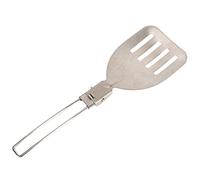 Sonew Spatule Pliant en Acier Inoxydable Polyvalent avec Conception de Verrouillage - Spatule de Cuisson Légère et Portable pour Camping Extérieur et Cuisine à Domicile - Cuillère de Riz Incluse