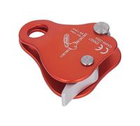 Sonew Stopper de la Corde d'escalade à Verrouillage Automatique avec Alliage d'aluminium, Correspond à 8 à 13 Mm de Diamètre, pour l'escalade en Plein Air et l'alpinisme, Noir (Orange)