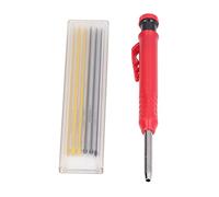 Sonew Stylo de Marquage pour le Travail du Bois, Pointe en Carbure de Tungstène de 2.8mm, Outil de Traçage avec Jeu de Recharges de 3 Couleurs pour un Marquage Précis (Recharge bicolore)