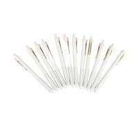 Sonew Stylos à Gel à Pression 0.38MM, 12 Pièces, Encre à Pointe Fine avec Poignée en Silicone, pour étudiants, écriture et Dessin au Bureau