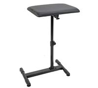 Sonew Support D'accoudoir de Tatouage, Base Stable, éponge de Repos de Jambe de Bras de Tatouage Portable, Panneau en PU Réglable en Hauteur, Plateau de Tatouage Réglable, Noir