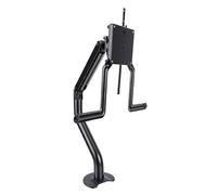 Sonew Support de Bureau à Bras de Service, Support Unique en Acier et PP avec Mouvement Complet pour écrans Plats Incurvés, Installation de Pince sans Outils, VESA Ergonomique pour Bureau
