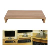 Sonew Support en Bois élégant pour Bureau avec Diverses Options de Couleurs (brun clair)
