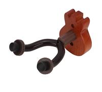 Sonew Support Mural de Guitare en Métal de Hêtre, Support de Crochet de Guitare Marron Vintage pour ukulélé Basse et Plus Encore