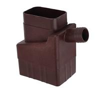 Sonew Système de Collecte des Eaux de Pluie Kit de Divertisseur de Descente Résistant aux Professionnels pour la Pelouse de Jardin Utilisation en Plein Air avec Une Installation Facile, Blanc