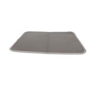 Sonew Tapis de Litière pour Chat avec Fond Antidérapant - Tapis de Piégeage EVA Double Couche pour Chatons, 30 X 30 Cm, Gris (Gray)