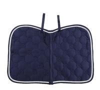 Sonew Tapis de Selle de Cheval en Coton Doux et Respirant, avec Poignée à Double Corde et Sangle Ventrale pour Une Expérience de Conduite Confortable (Blue)