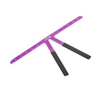 Sonew Tatouage Sourcil Règle Trois Points Symétrique Caliper Threepoint Positionnement Balance Stencil Maquillage Permanent Toilettage Shaper Réutilisable Mesurer Outil(violet)