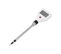 Sonew Testeur EC du Sol à Haute Précision avec Un écran LCD Clair pour Une Réponse Rapide - conductivité du Sol Portable avec Compensation de Température, en ABS et en Acier Inoxydable