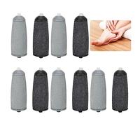 Sonew Tête de Rouleau de Rechange pour Dissolvant de Callosités des Pieds 10 Pièces, Accessoire de Tête de Meulage de Rechange pour Dissolvant de Callosités des Pieds électriques