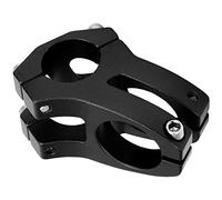 Sonew Tige de Vélo Lunje Sole de Guidon Court 25,4x35 Mm en Alliage en Alliage Creuse avec Conception de Colonne Montante pour la Route, la Montagne, Le BMX, Les Vélos en Descente - Rouge (Black)