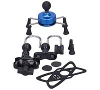 Sonew 【Titre Support de Téléphone Portable Universel avec Conception en Forme de X pour Accessoires de Moto (Un (Bleu))