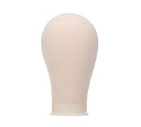 Sonew Toile de Mannequin de Tête de Bloc de Toile pour Affichage de Perruque, Conçue de Manière Ergonomique pour la Fabrication de Perruques, Affichage de Style 12,2 X 6,69 X 5,9 (1)