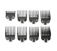 Sonew Tondeuse à Cheveux Professionnelle, Ensemble de Guide de Peigne de Tondeuse à Cheveux Universelle 8pcs, Pièces de Rechange de Tondeuse à Cheveux, Accessoire de Peignes de Limite de Coiffure