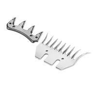 Sonew 【Tondeuses à Moutons en Acier Inoxydable Remplacement de la Coupe de Cisaillement à Haute dureté (9 Dents courbées (+ Swing))