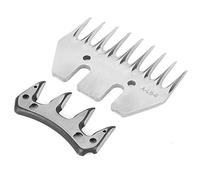 Sonew 【Tondeuses à Moutons en Acier Inoxydable Remplacement de la Coupe de Cisaillement à Haute dureté (9 Dents Droites (+ oscillantes))