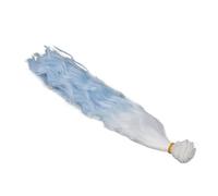 Sonew Trame de Cheveux de Poupée, dégradé Bleu, 30cm, Perruques Douces Lavables, Rangée de Cheveux pour l'artisanat (Effet d'ondulation de l'eau)
