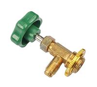 Sonew Valve de Perçage pour Bidon de Réfrigérant, Valve de Charge de Climatisation de Voiture, Valve Ouverte (pour R12 R22 R410 R600A)