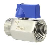 Sonew Vanne d'arrêt à 2 Voies Mâle Femelle BSPP en Acier Inoxydable pour une Connexion Fiable et un Tuyau de Gaz ([Filetage interne et externe M/F] 1/2)