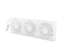Sonew Ventilateur de Boîtier ARGB Polyvalent de 360 mm de 3 Pouces avec Contrôle PWM pour un Refroidissement Silencieux et Efficace dans la Configuration de Votre PC (WHITE)