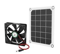 Sonew Ventilateur D'extraction À Énergie Solaire 6v 10w, Mini Ventilateur de Puissance de Panneau Solaire Étanche pour Grenier À La Maison, Serre, Refroidissement de Maison de Chien de Compagnie