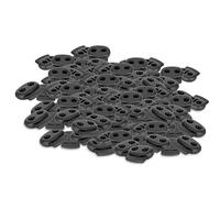 Sonew Verrouillage de Cordon à Ressort à Double Trou, 300 Pièces, Attache à Boucle en Nylon en Forme de Nez pour l'extérieur et le Bricolage