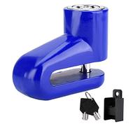 Sonew Verrouillage des freins à disque de moto, Verrouillage de frein de disque de sécurité, serrure de rotor de disque de roue de frein de vélo de vélo anti-vol de moto de scooter(Blue)