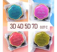 SONG CILS 3D à 7D Éventails préfabriqués à base pointue, fine et à racine aiguë. Éventails préfabriqués pour les extensions de cils, les bouquets de cils, les cils individuels, les faux cils PBT