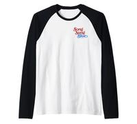 Song Sung Blue Pocket Hit Logo Manche Raglan