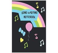 Song Writing Notebook: Cute Music Composition Manuscript Paper For Girls. 120 Pages 6x9 Inches . Amazing Gift For Kids, Little Musicians And Music Lovers